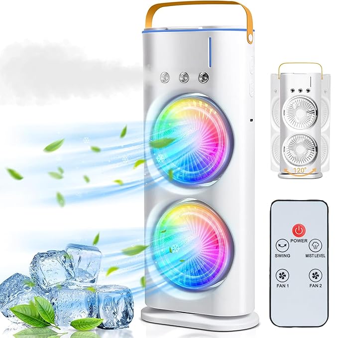 Cool Breeze Pro Portable Double Fan Air Cooler