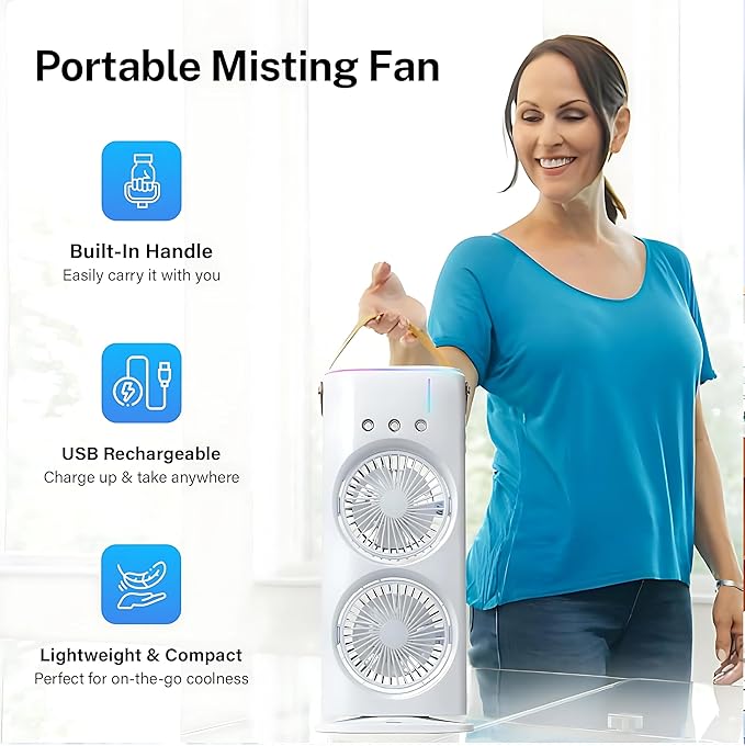 Cool Breeze Pro Portable Double Fan Air Cooler